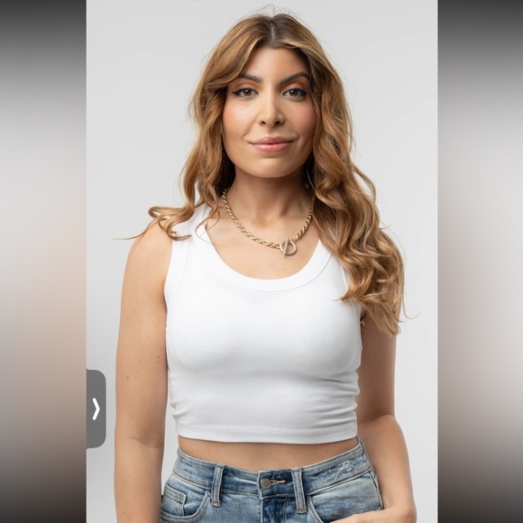 Zenana black & gray ribbed crop tank top bundle size Medium - Picture 3 of 11